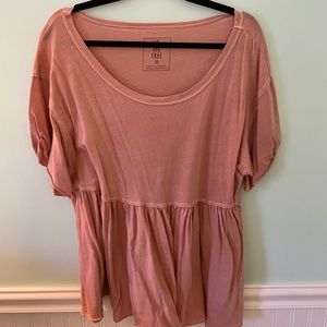 free people baby doll tee